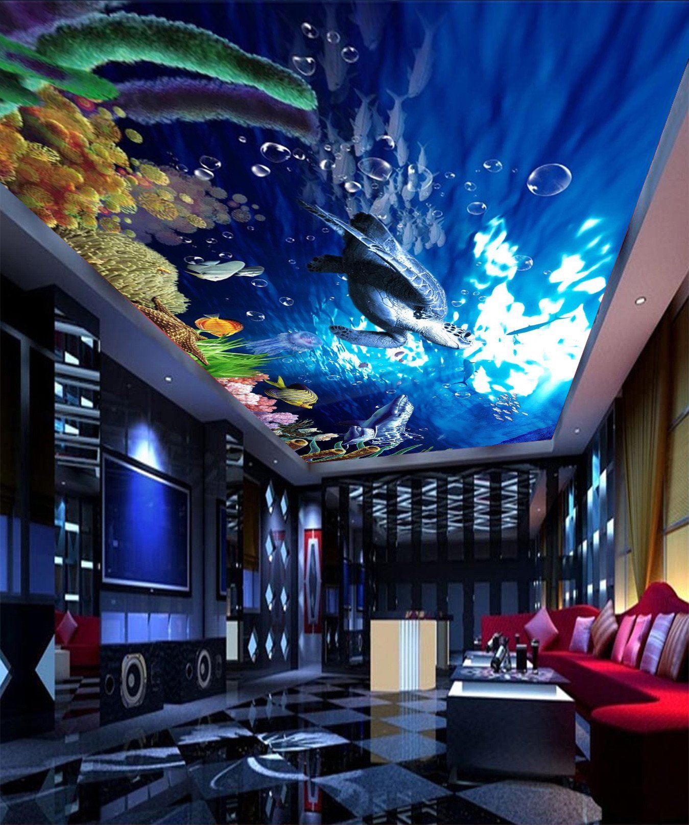 Blue Ocean World Wallpaper AJ Wallpaper 