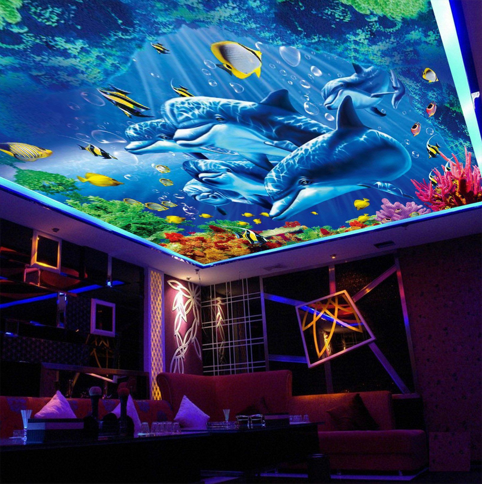 Corals And Dolphins Wallpaper AJ Wallpaper 