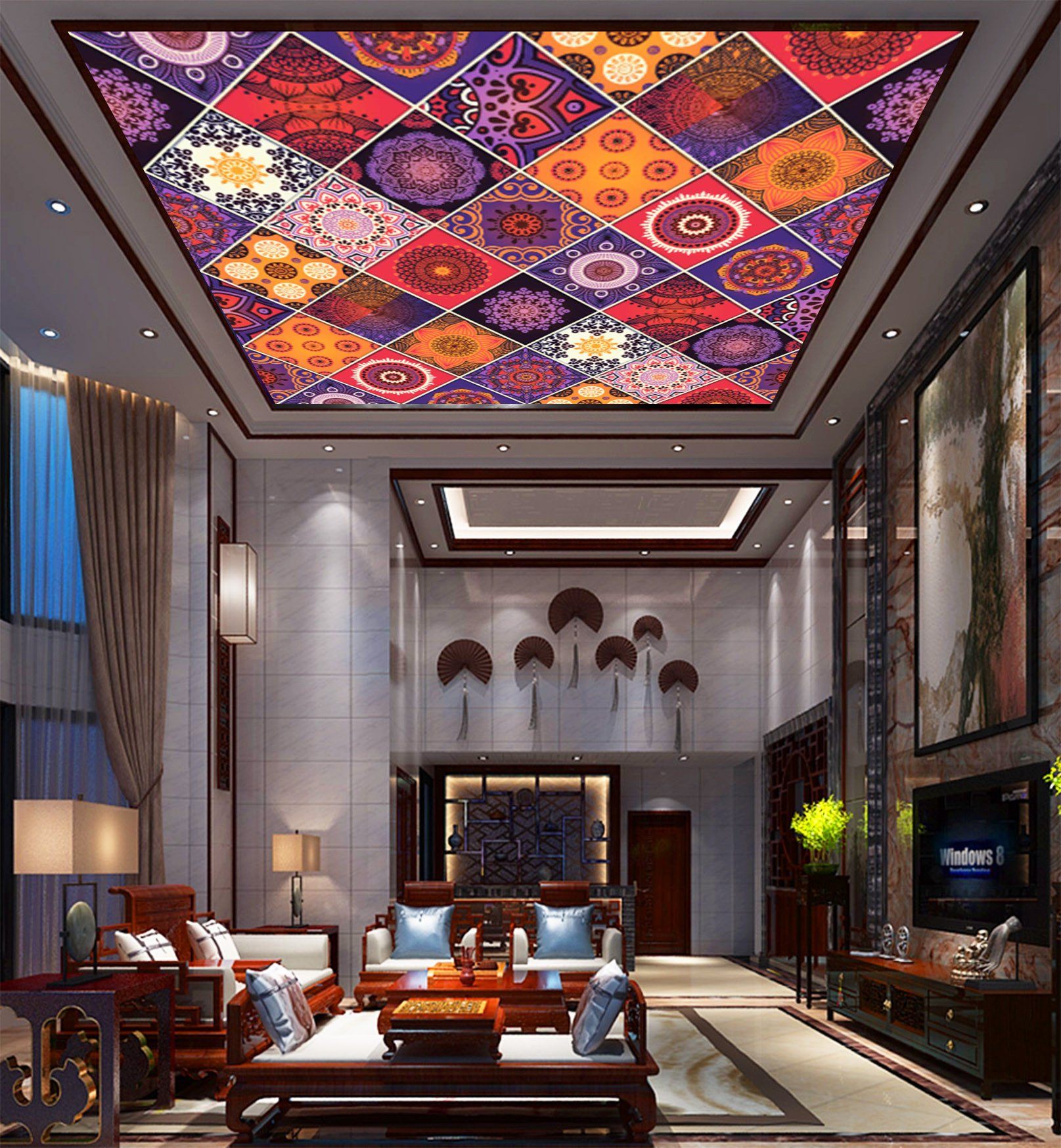 Color Oblique Grids Patterns Wallpaper AJ Wallpaper 