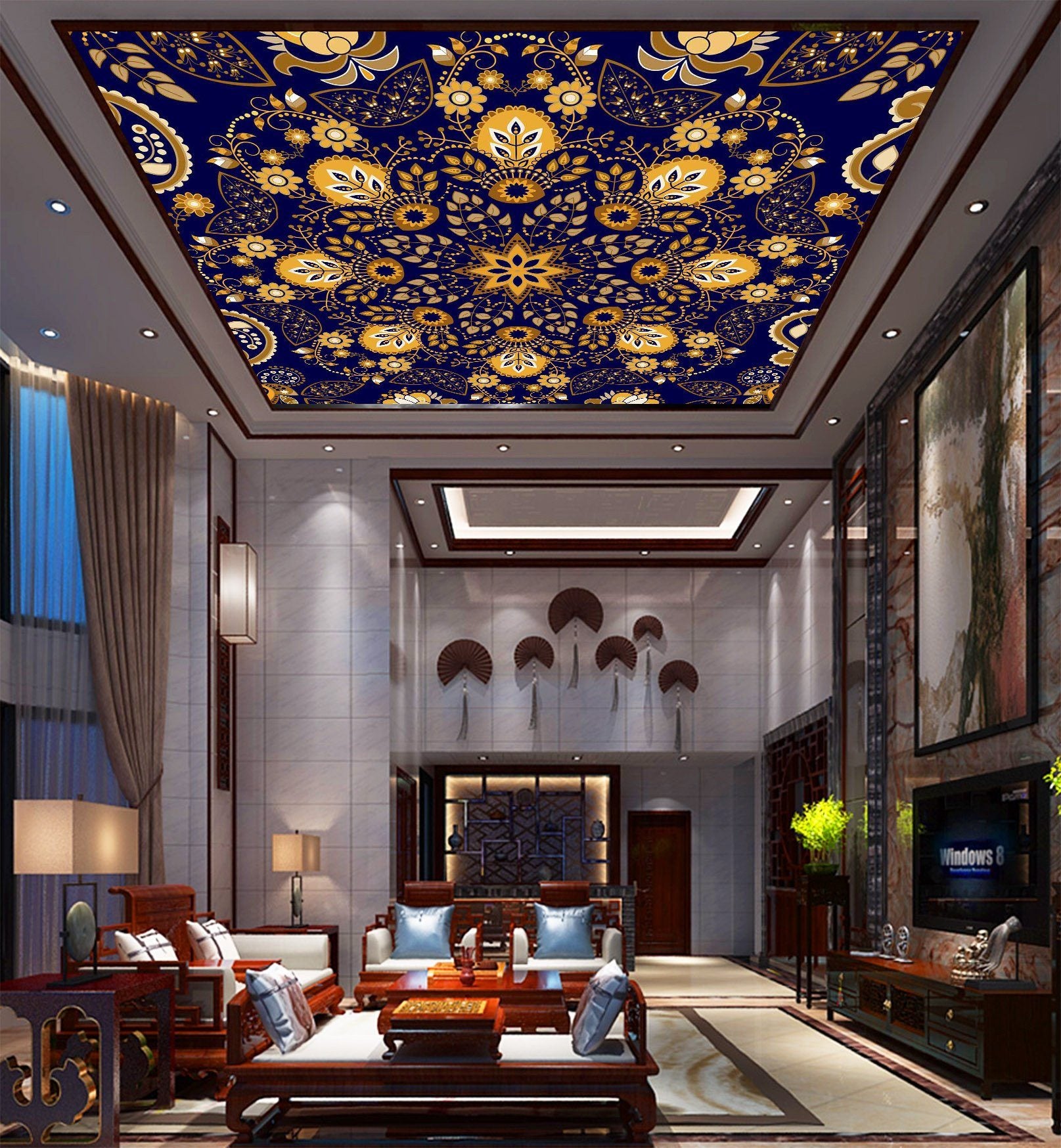 Vintage Flower Patterns Wallpaper AJ Wallpaper 