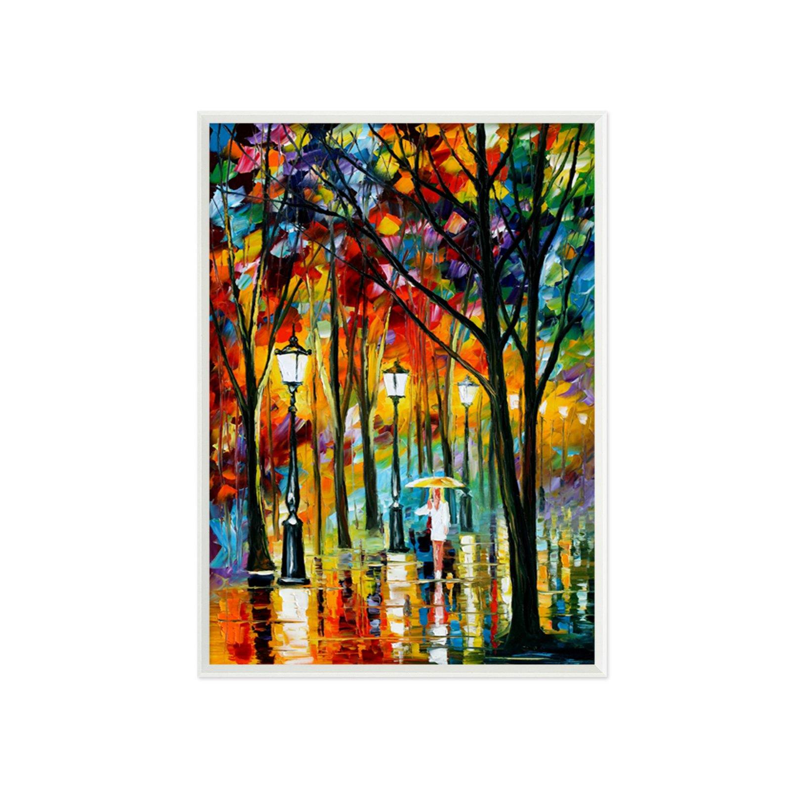 3D Street Light 085 Fake Framed Print Painting Wallpaper AJ Creativity Home 