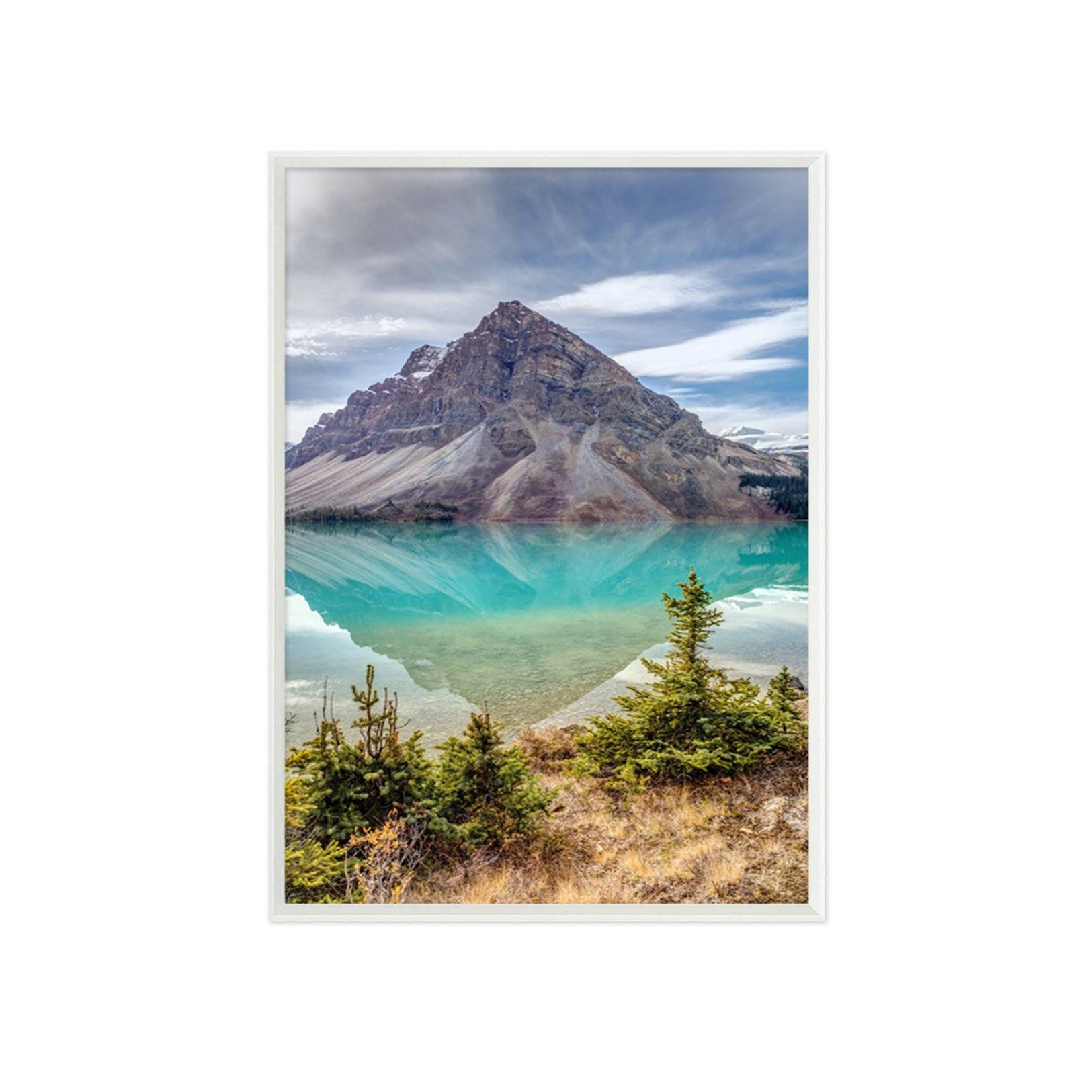 3D Lake Surface 033 Fake Framed Print Painting Wallpaper AJ Creativity Home 