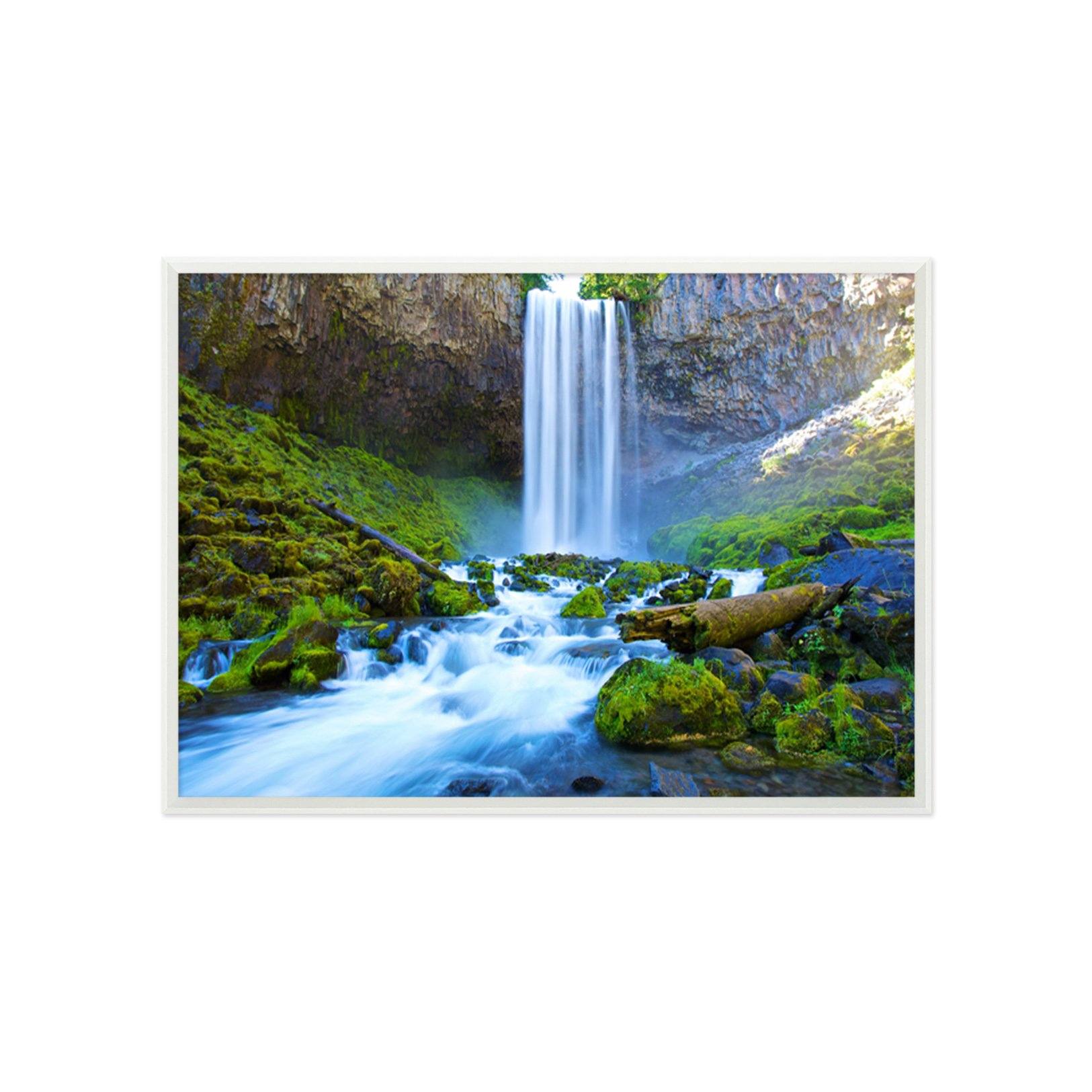 3D Cliff Moss 013 Fake Framed Print Painting Wallpaper AJ Creativity Home 