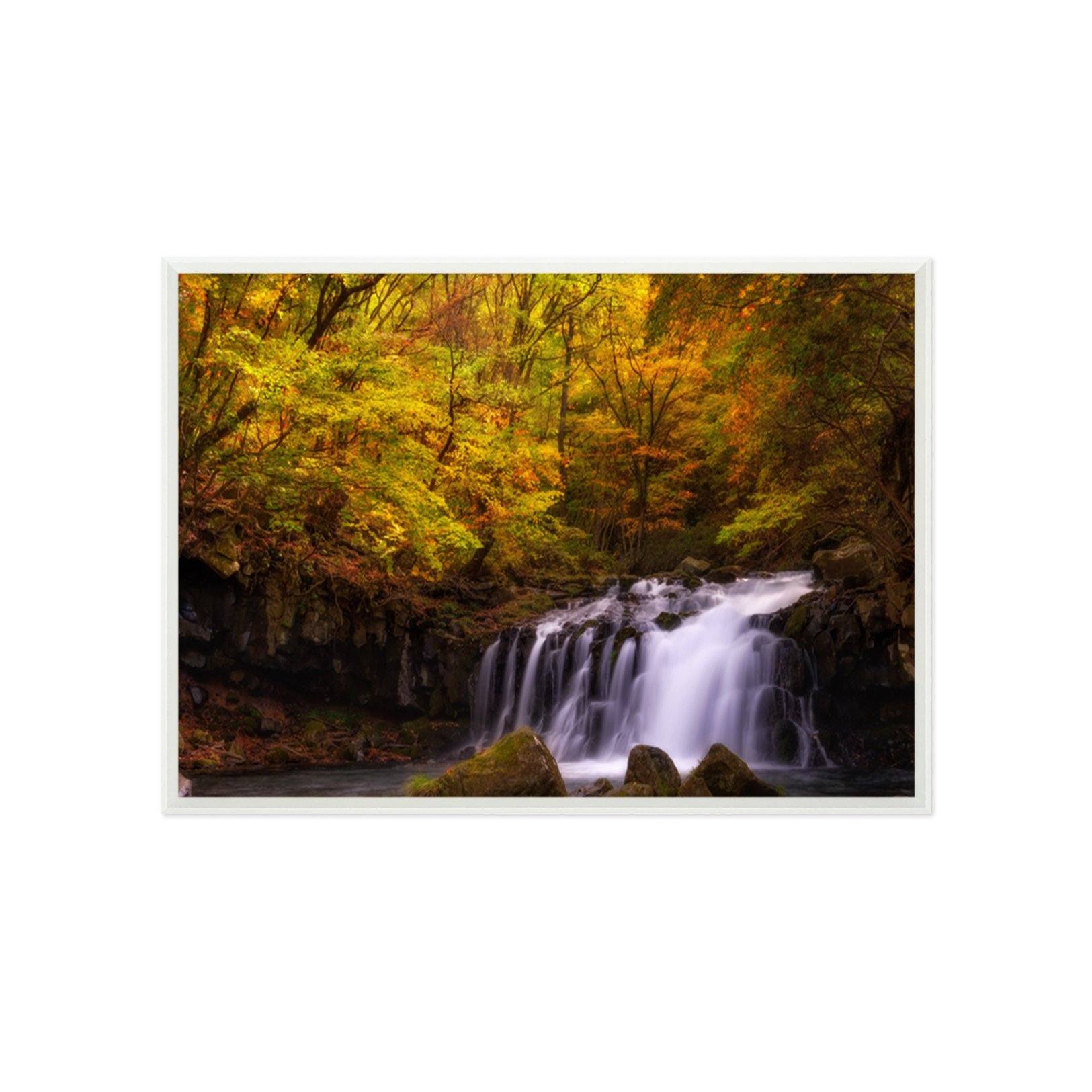 3D River At Dusk 020 Fake Framed Print Painting Wallpaper AJ Creativity Home 