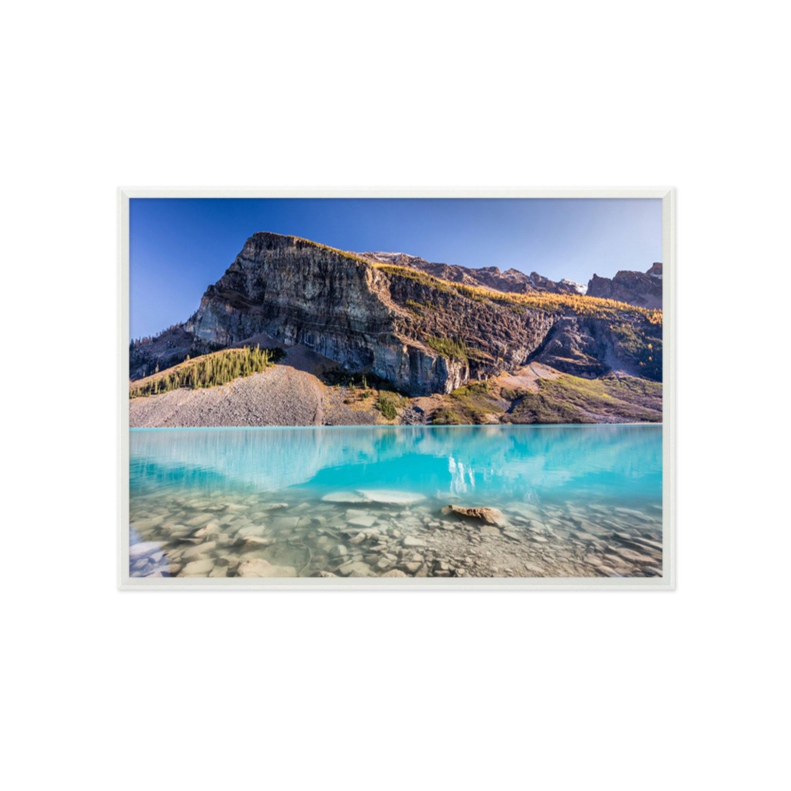 3D Slope Lake 179 Fake Framed Print Painting Wallpaper AJ Creativity Home 