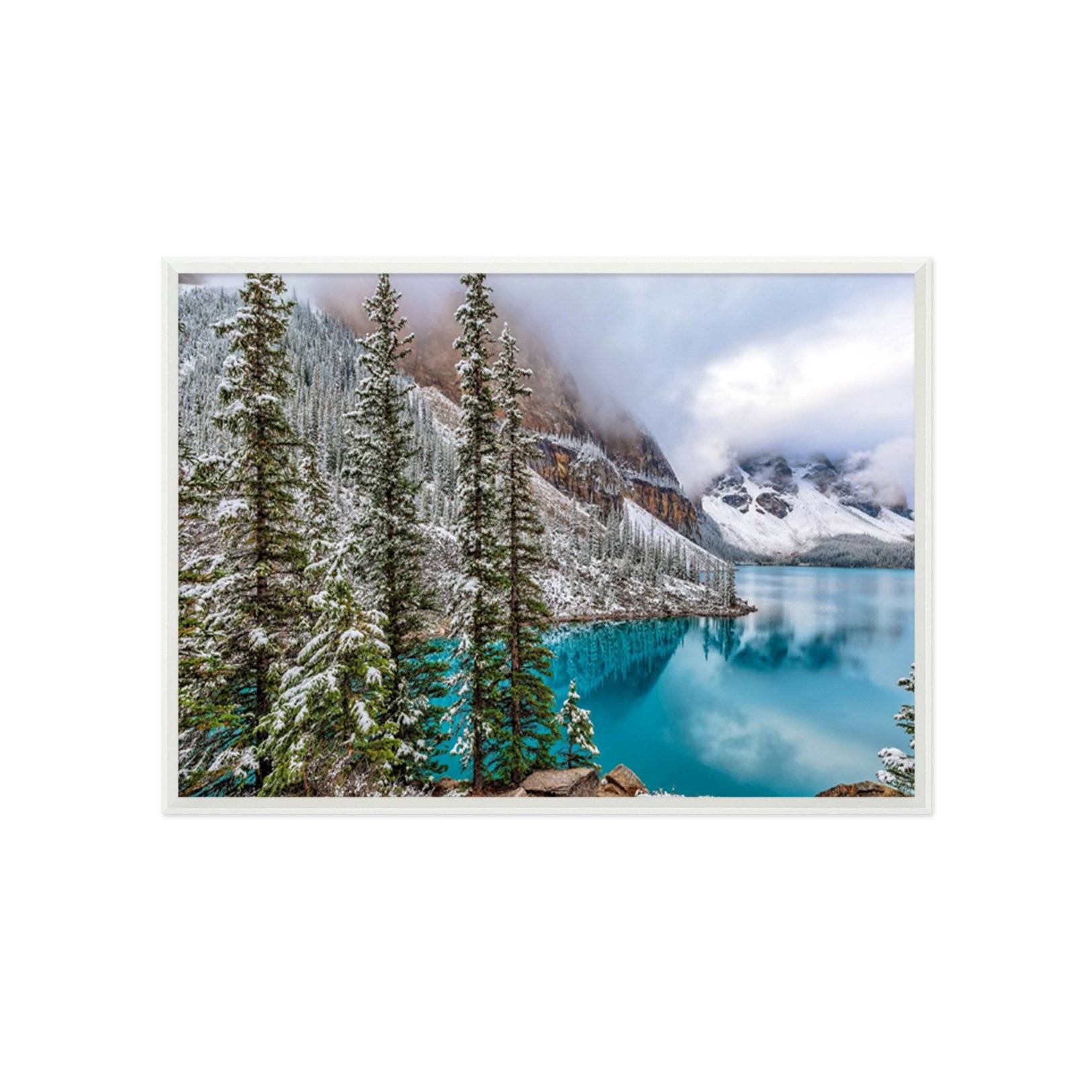 3D Snow Mountain 050 Fake Framed Print Painting Wallpaper AJ Creativity Home 