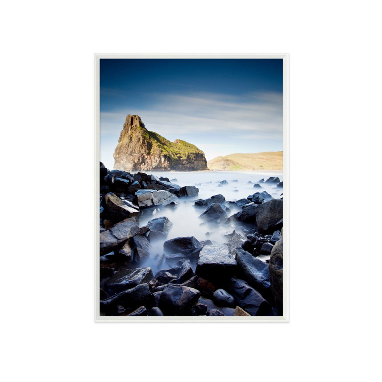 3D Stone Blocks 148 Fake Framed Print Painting Wallpaper AJ Creativity Home 