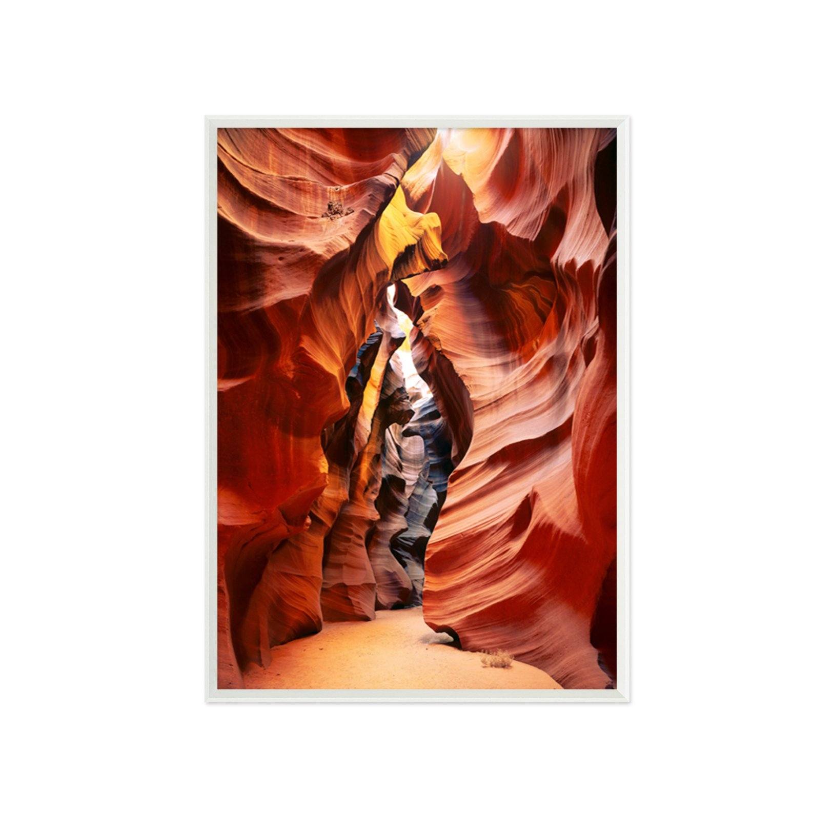 3D Red Rock Hill 076 Fake Framed Print Painting Wallpaper AJ Creativity Home 