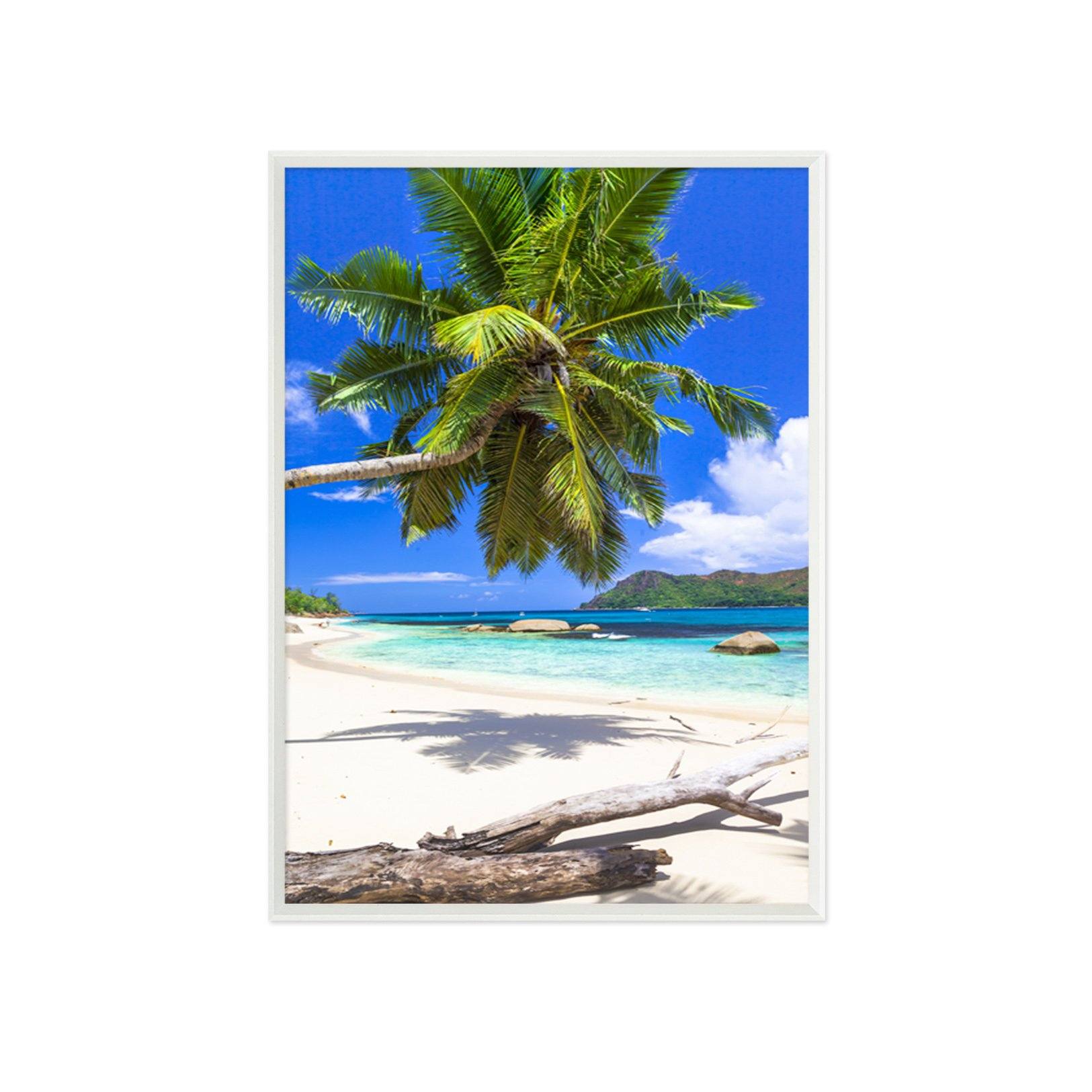 3D Coconut Tree 032 Fake Framed Print Painting Wallpaper AJ Creativity Home 