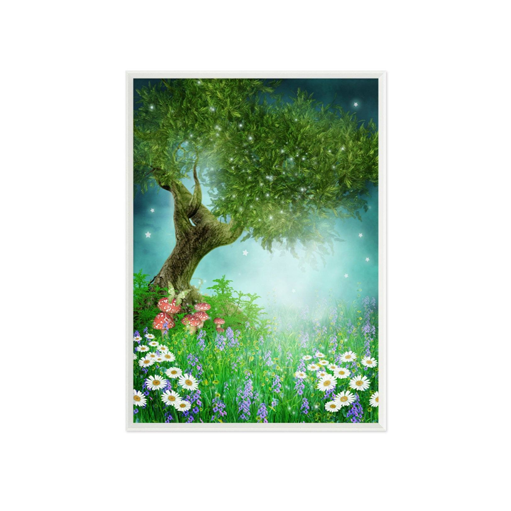3D Mushroom Star 136 Fake Framed Print Painting Wallpaper AJ Creativity Home 