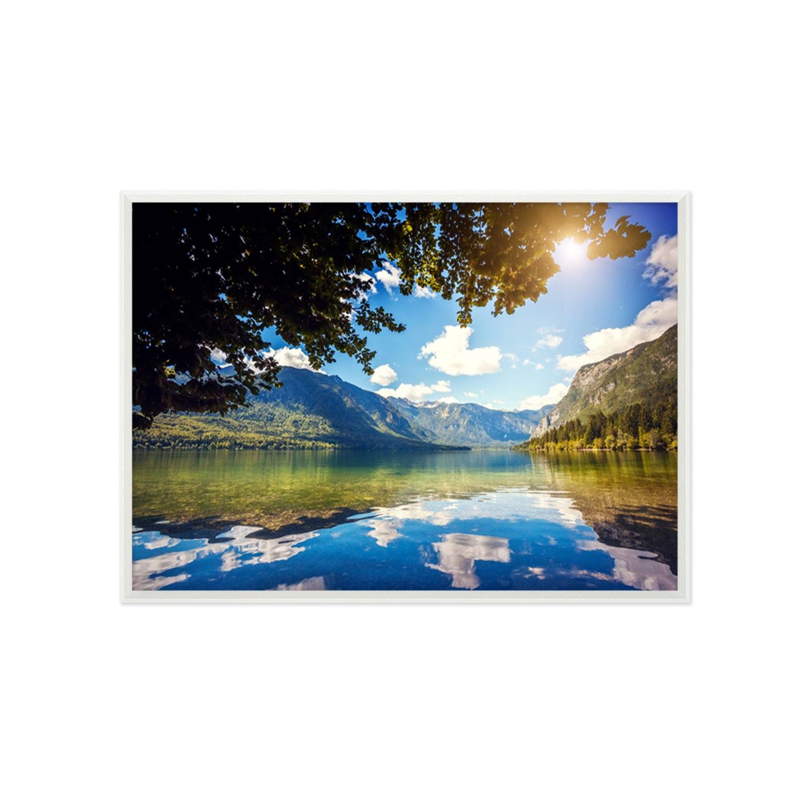 3D Endless Sea 169 Fake Framed Print Painting Wallpaper AJ Creativity Home 