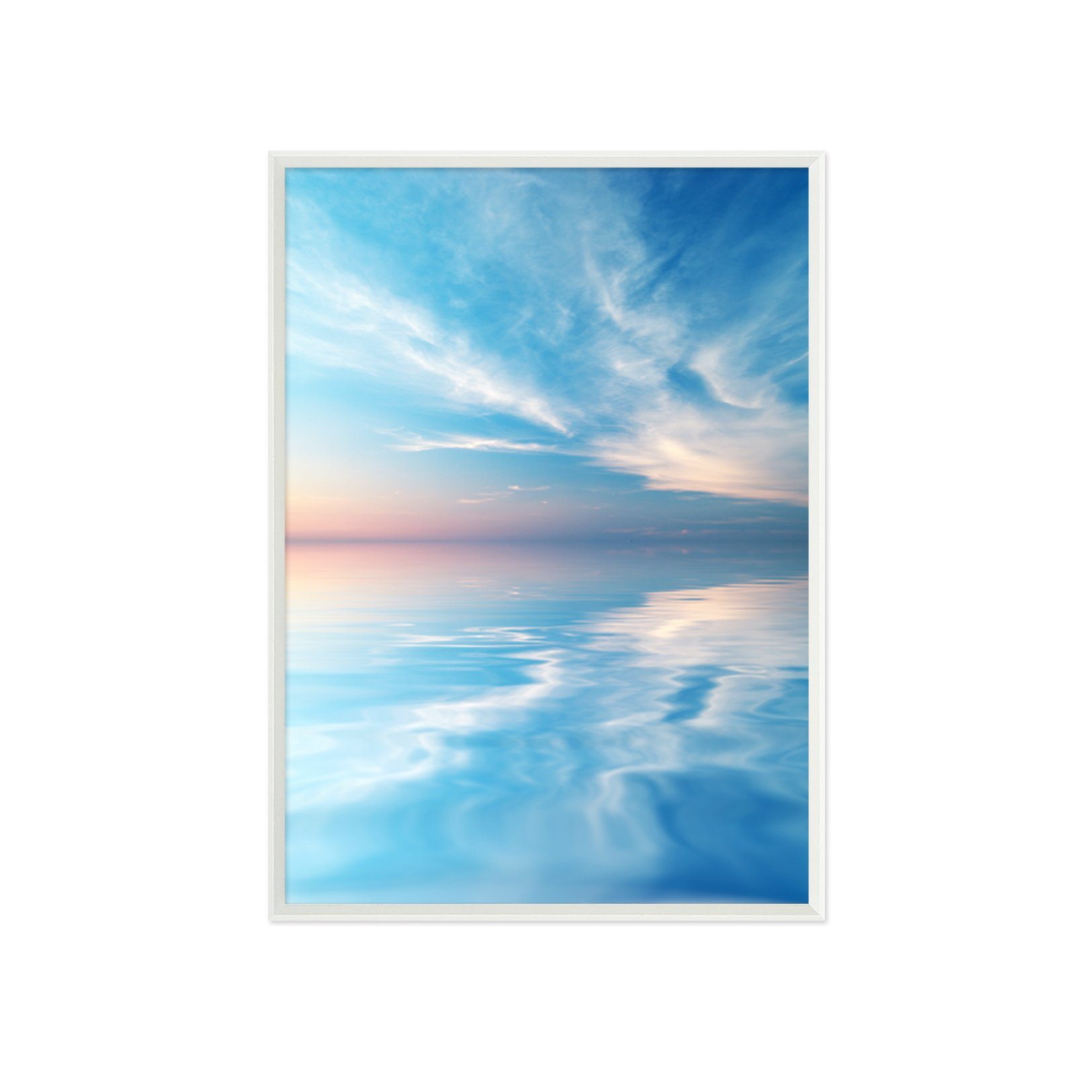3D Beautiful Lake 018 Fake Framed Print Painting Wallpaper AJ Creativity Home 