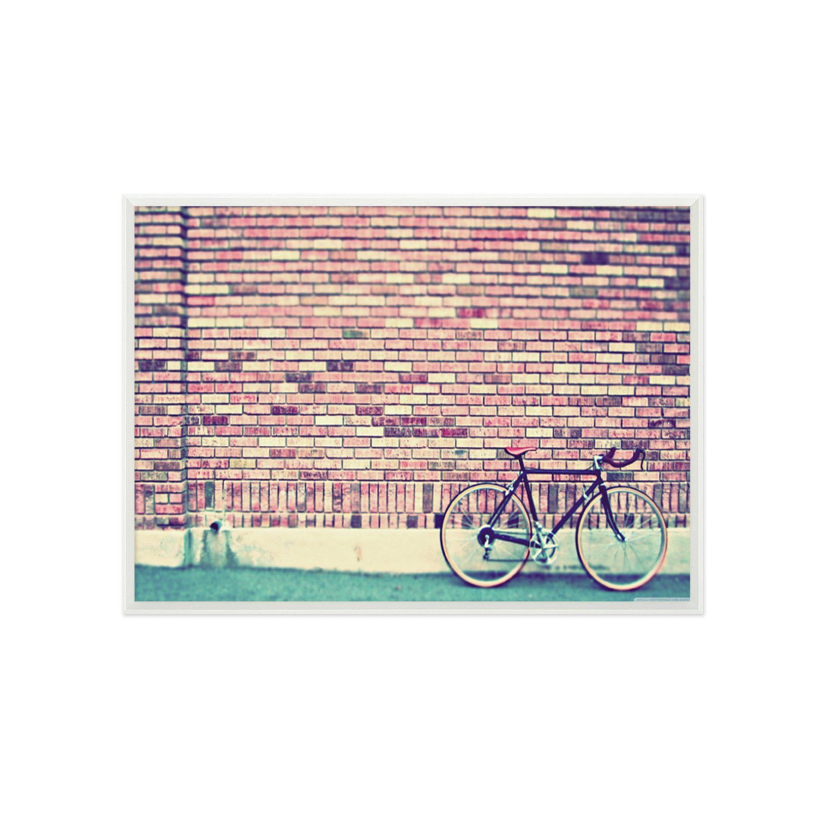 3D Wall Bike 196 Fake Framed Print Painting Wallpaper AJ Creativity Home 