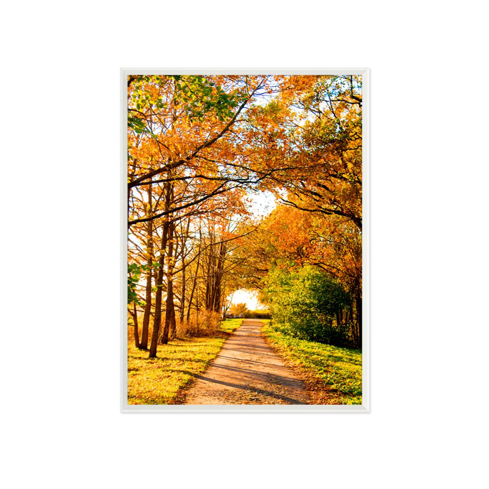 3D Dusk Road 135 Fake Framed Print Painting Wallpaper AJ Creativity Home 