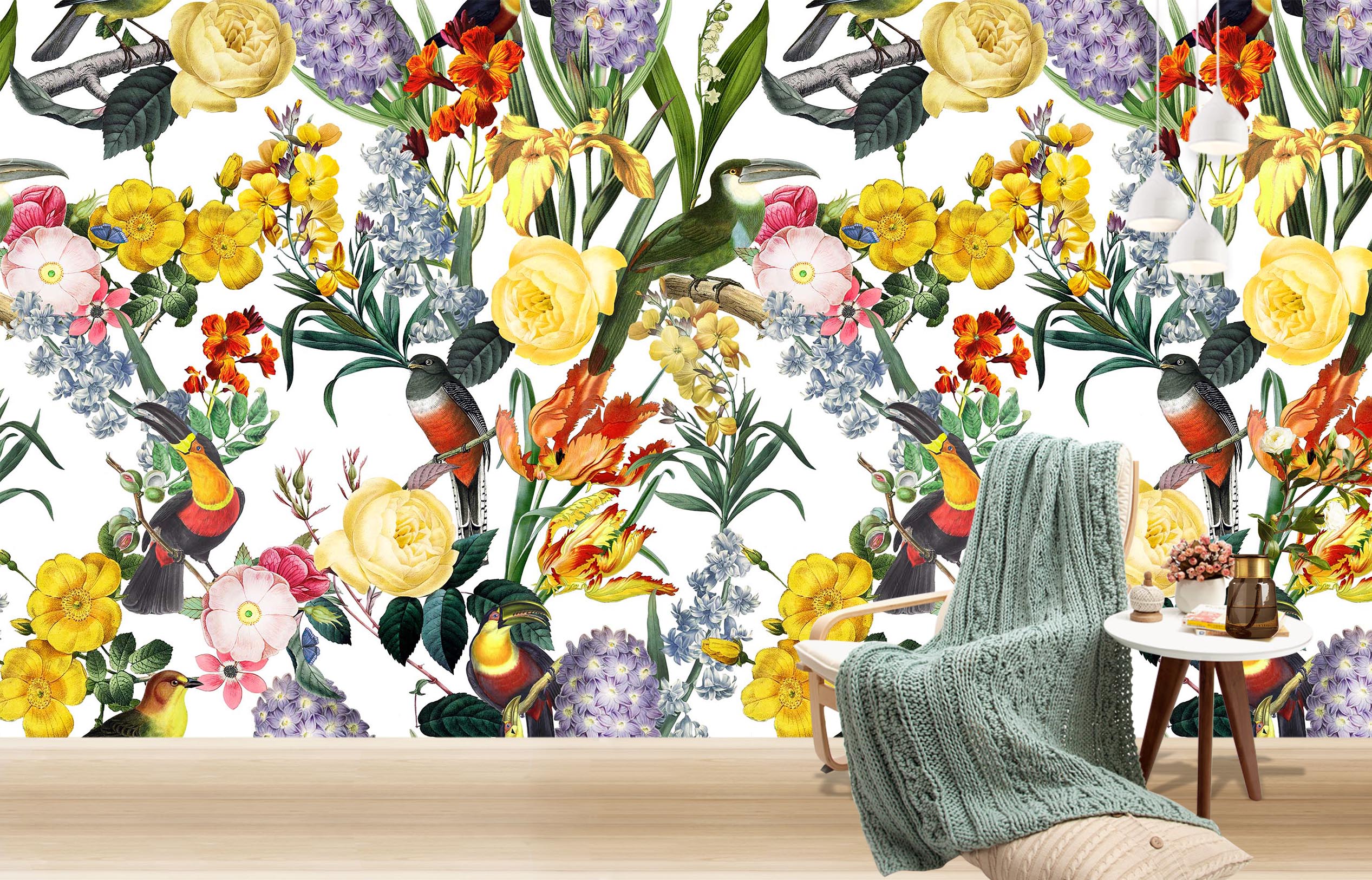 3D Summer Flowers 138 Uta Naumann Wall Mural Wall Murals