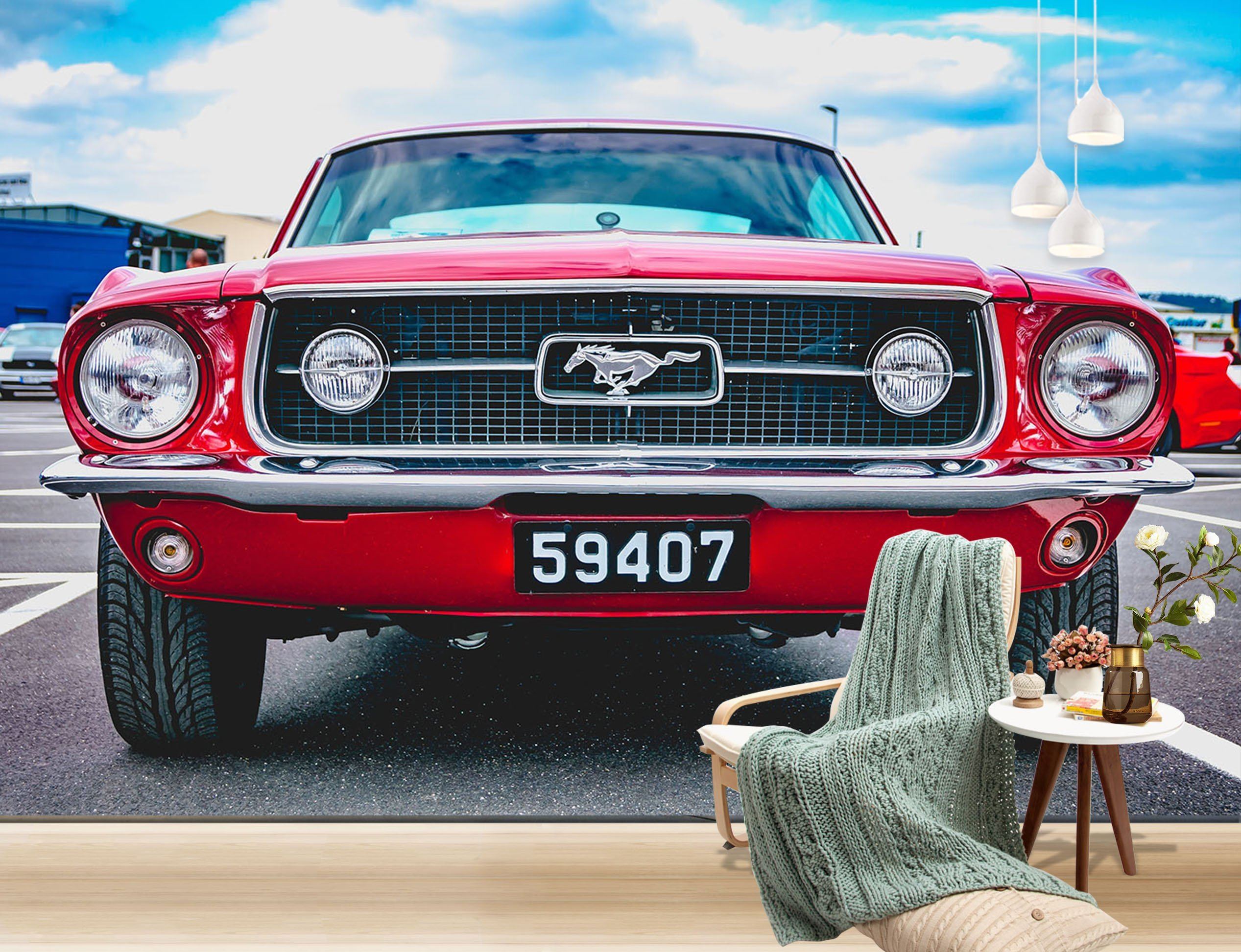 3D Atuo Sky 912 Vehicle Wall Murals Wallpaper AJ Wallpaper 2 